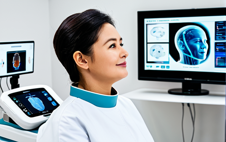 이중턱 교정 수술 - Double Chin Correction Options**

"A modern medical office showcasing three before-and-after photos ...