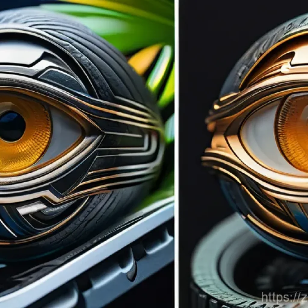 피부과 시술과 성형 차이 - Here are three detailed image prompts: