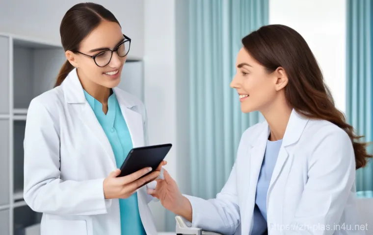 성형외과 세부 비용 - **Prompt for an Aesthetic Consultation Scene:**
    "A bright, modern aesthetic clinic consultation ...