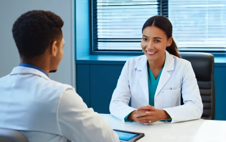 성형외과 의사 경력 비교 - **A Professional Consultation for Enhanced Confidence:**
    A bright, clean, and modern medical con...